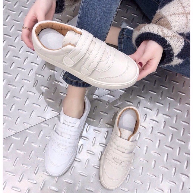 Giày thể thao quai ngang-dán tiện lợi phong cách Hàn Quốc | BigBuy360 - bigbuy360.vn