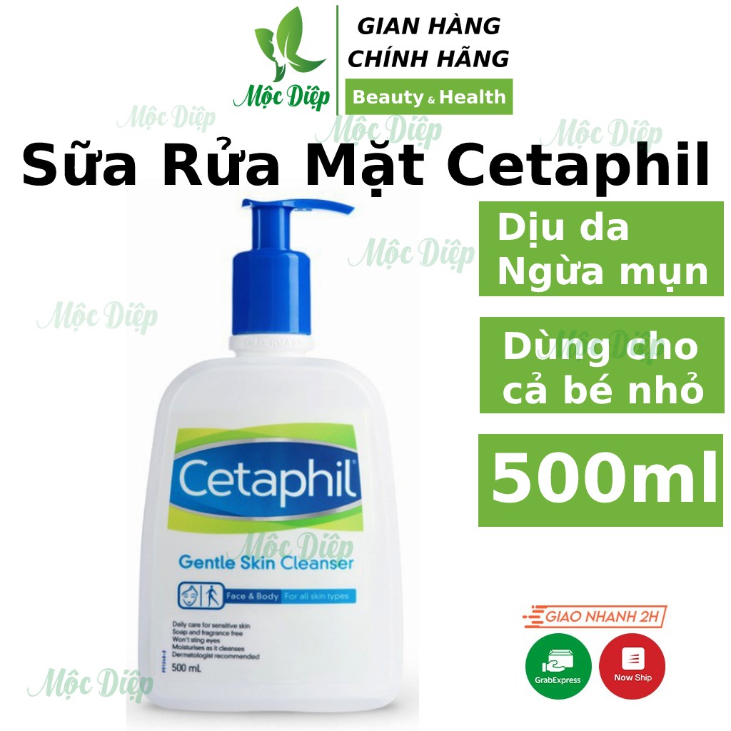 Sữa rửa mặt ❤️CHÍNH HÃNG👍 Cetaphil ❤️CHÍNH HÃNG👍 làm sạch da, mịn da, giảm mụn lưng, 2 trong 1
