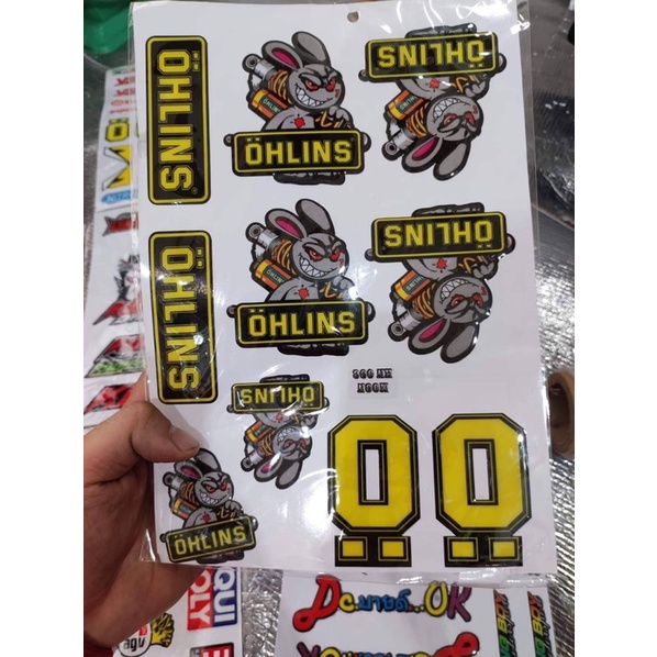 Tem dán xe máy tem nổi tem thái