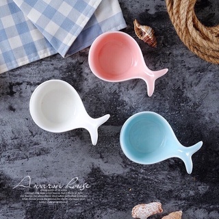 Bát chén sứ mini cho bé ăn dặm hình đuôi cá cho bé ăn dặm kiểu Nhật
