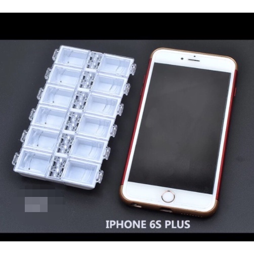 Khay 12 Ô Đựng Đá, Charm... Nail