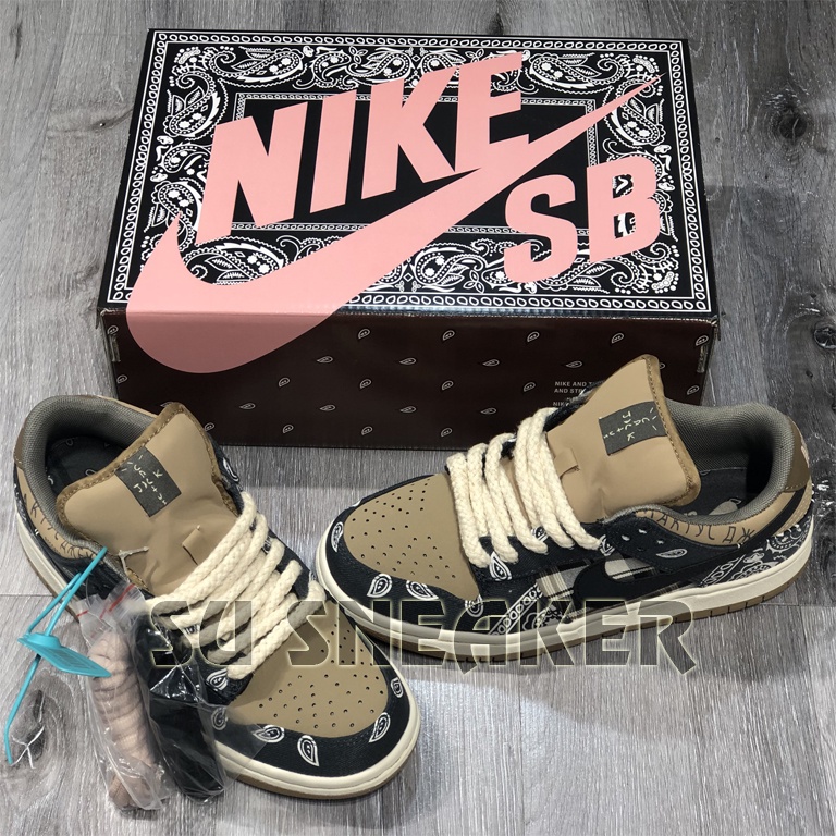 [ Su Sneaker ] Giày thể thao Nike SB Dunk Low Travis Scott ,Nike SB Travis Scott Bản Cao Cấp( Full Box , Full Phụ Kiện )