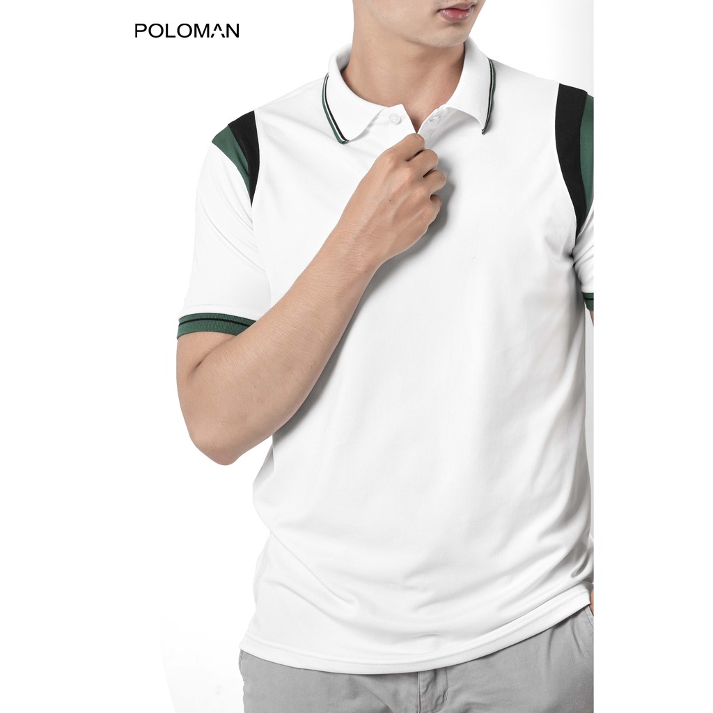 Áo Polo nam cổ bẻ Tekda vải cá sấu Cotton xuất xịn, chuẩn form,sang trọng-lịch lãm P20 - POLOMAN | BigBuy360 - bigbuy360.vn