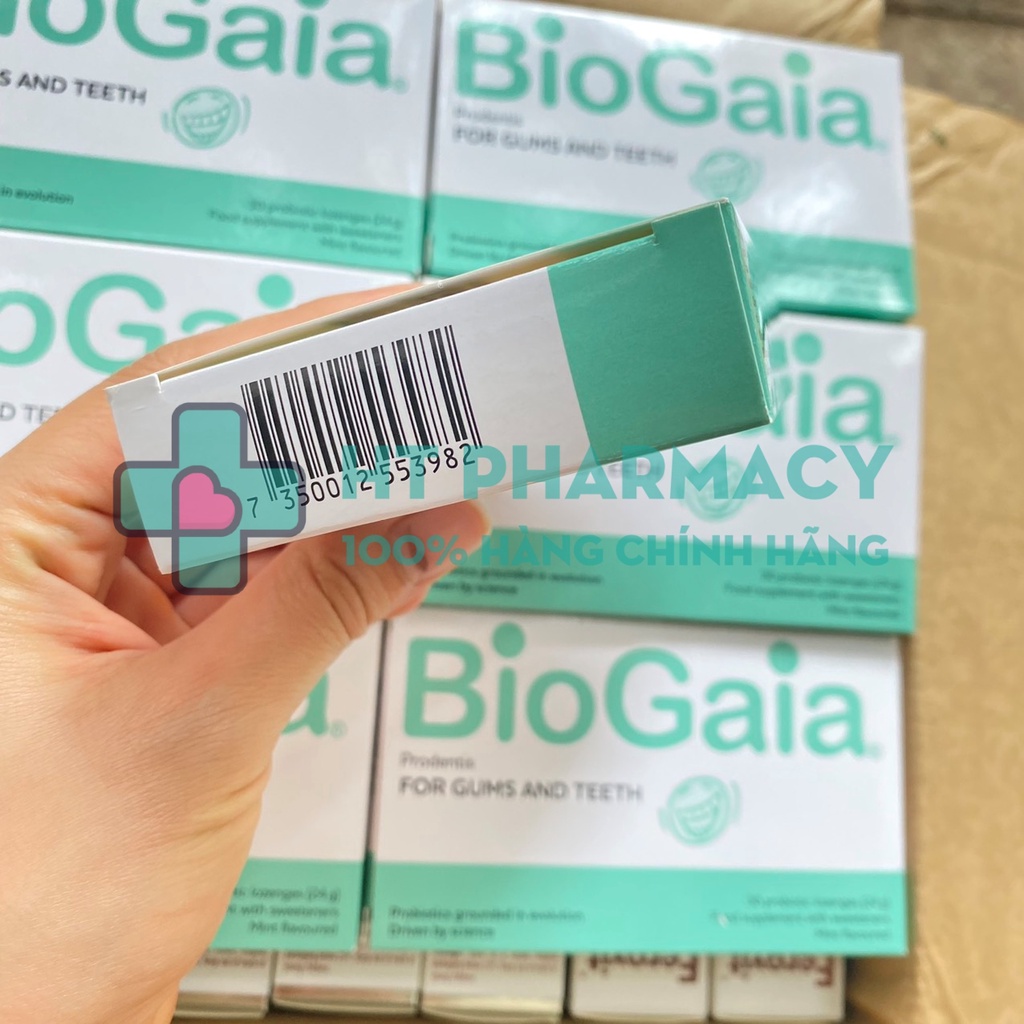 Viên ngậm men vi sinh nha khoa BioGaia ProDentis - Cân bằng khoang miệng, loại bỏ vi khuẩn, mảng bám