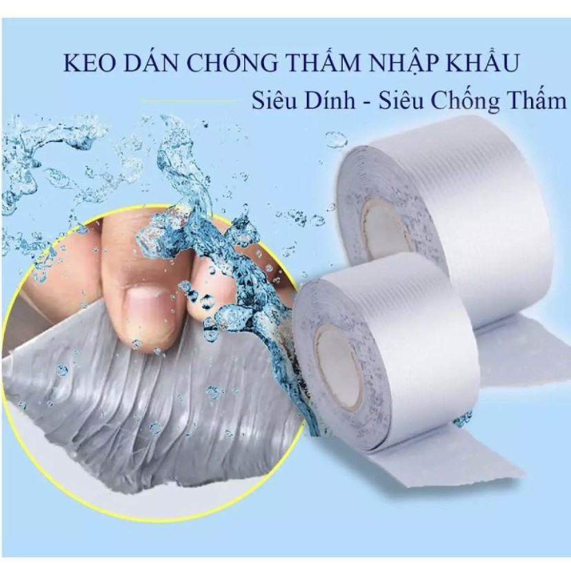 [FREESHIP] Keo Dán Chống Thấm Siêu Dính Nhật Bản Dài 5m x 5cm