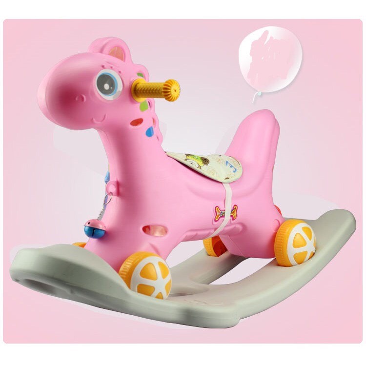 NGỰA BẬP BÊNH / XE CHÒI CHÂN 2 IN 1 XINH XẮN CHO BÉ YÊU