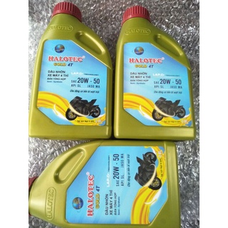 combo 3 nhớt halotech 20w 50