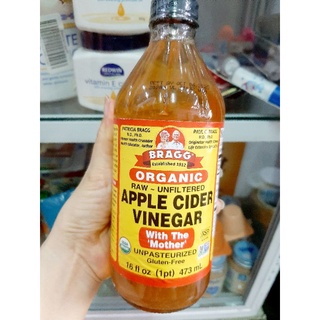 Dấm táo hữu cơ Bragg 473ml