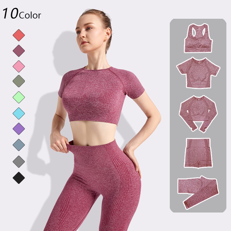 Set đồ tập DMRRAIL gồm bra + áo tay dài + quần dài cho nữ