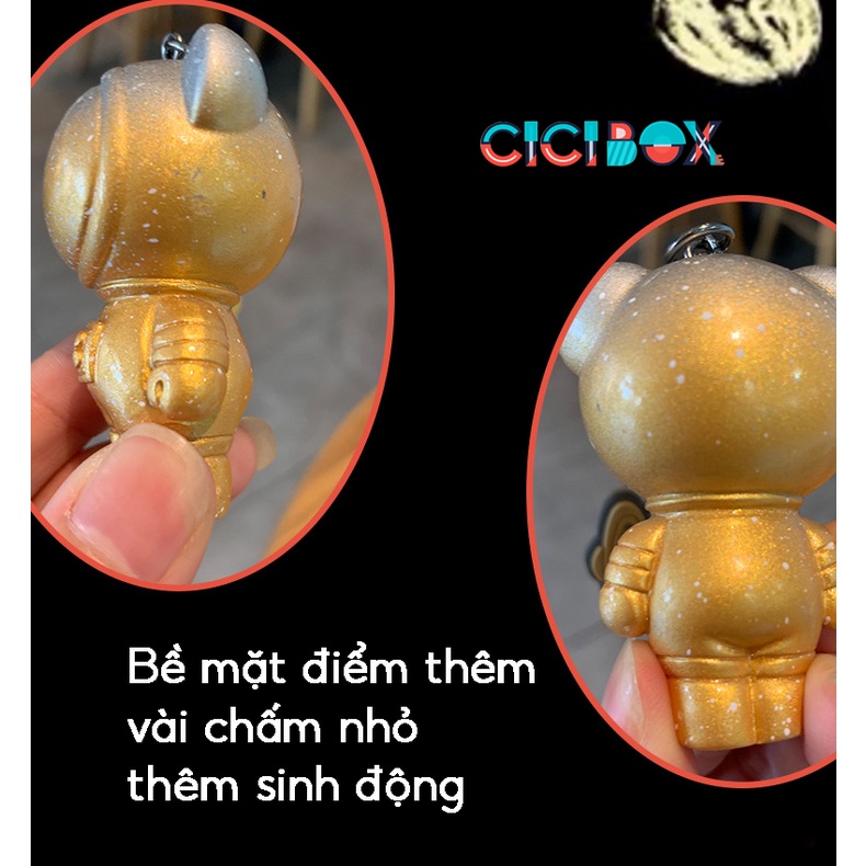 Móc khóa cute phi hành gia dễ thương Móc khóa túi xách phụ kiện CICIBOX