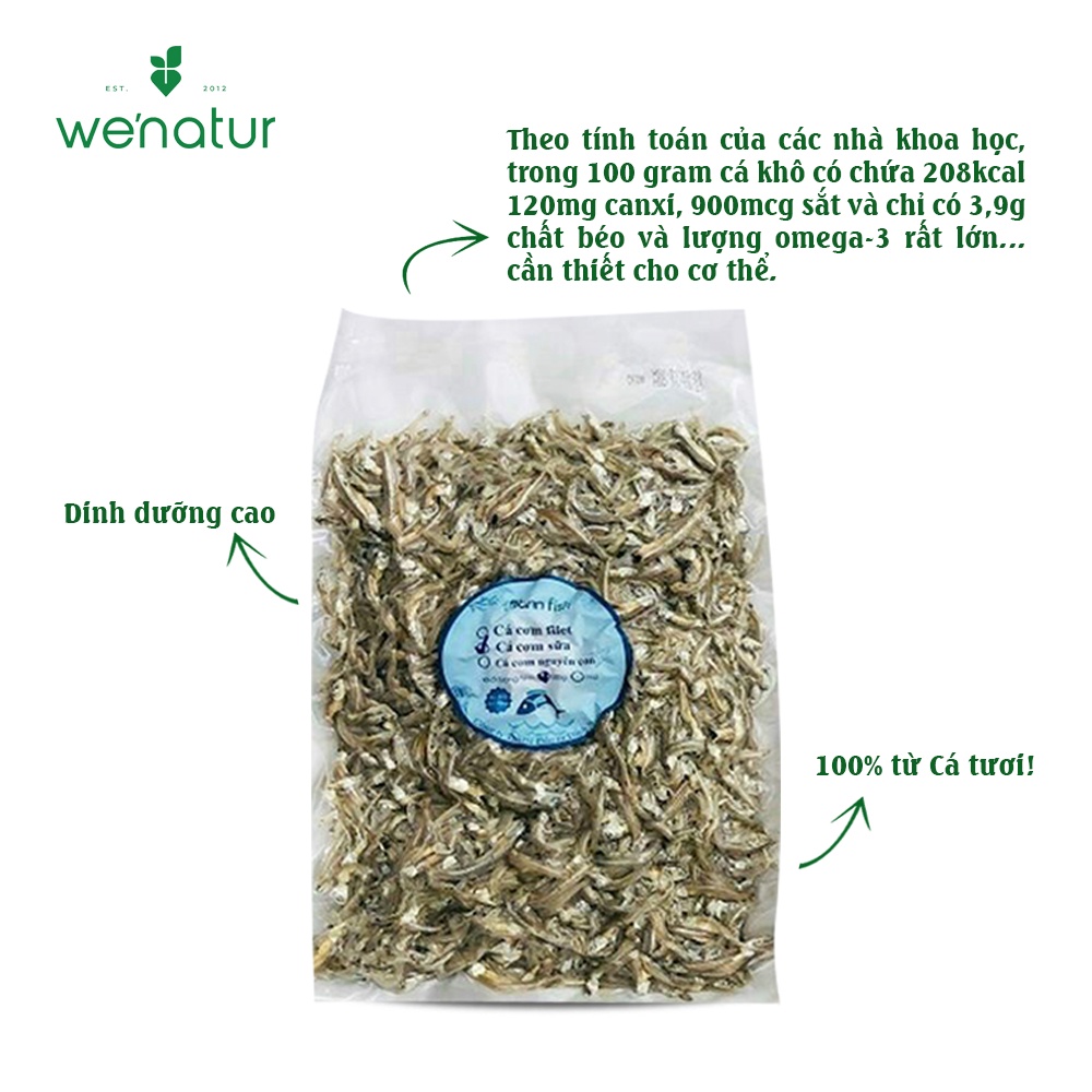 Cá Cơm Khô Sữa Xuất Khẩu 500g Dann Food