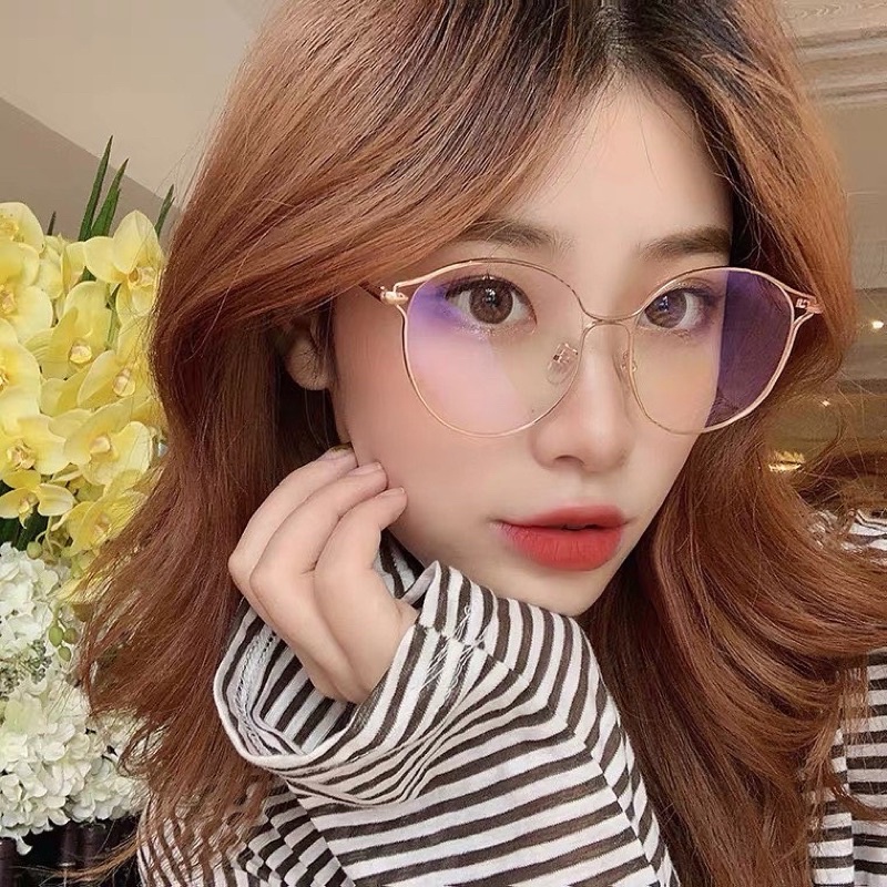 Kính măt mèo khung kim loại không gỉ thời trang trending cho nam và nữ