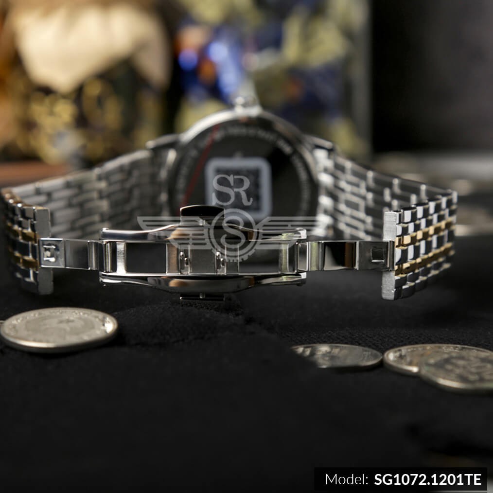 Đồng Hồ Đôi SRWATCH nam SG1072.1201TE và nữ SL1072.1201TE mặt kính Sapphire chống trầy chồng nước