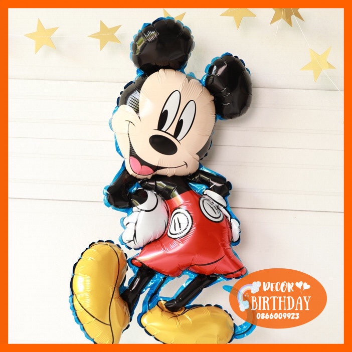 Bóng Bay Hình Chuột Mickey 💕FREESHIP💕 Trang Trí Sinh Nhật Cho Bé, Bóng Dày Dặn, Nhiều Mẫu Đẹp