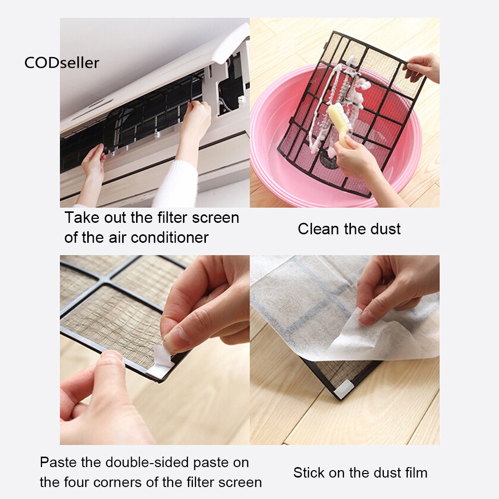 SET 2 Tờ Giấy Lọc Bụi Dùng Cho Máy Điều Hòa Không Khí  ILY