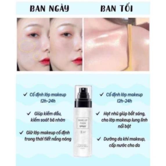 Xịt Khóa Nền Giữ Lớp Trang Điểm Makeup Fixer Spray Nội Địa Trung | BigBuy360 - bigbuy360.vn