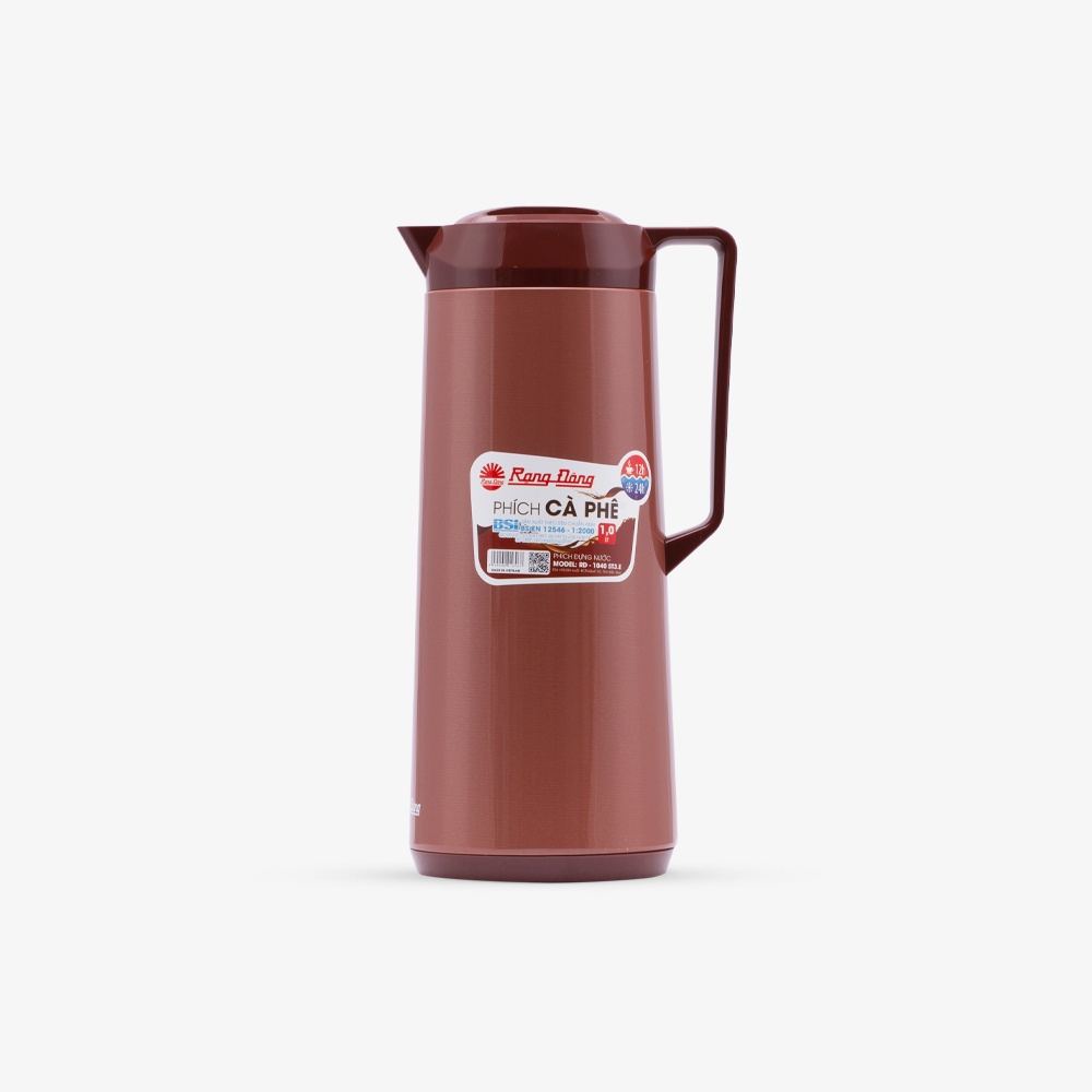 Phích Café chính hãng 1 Lít Vỏ Inox RẠNG ĐÔNG Model: RD 1040 ST3.E