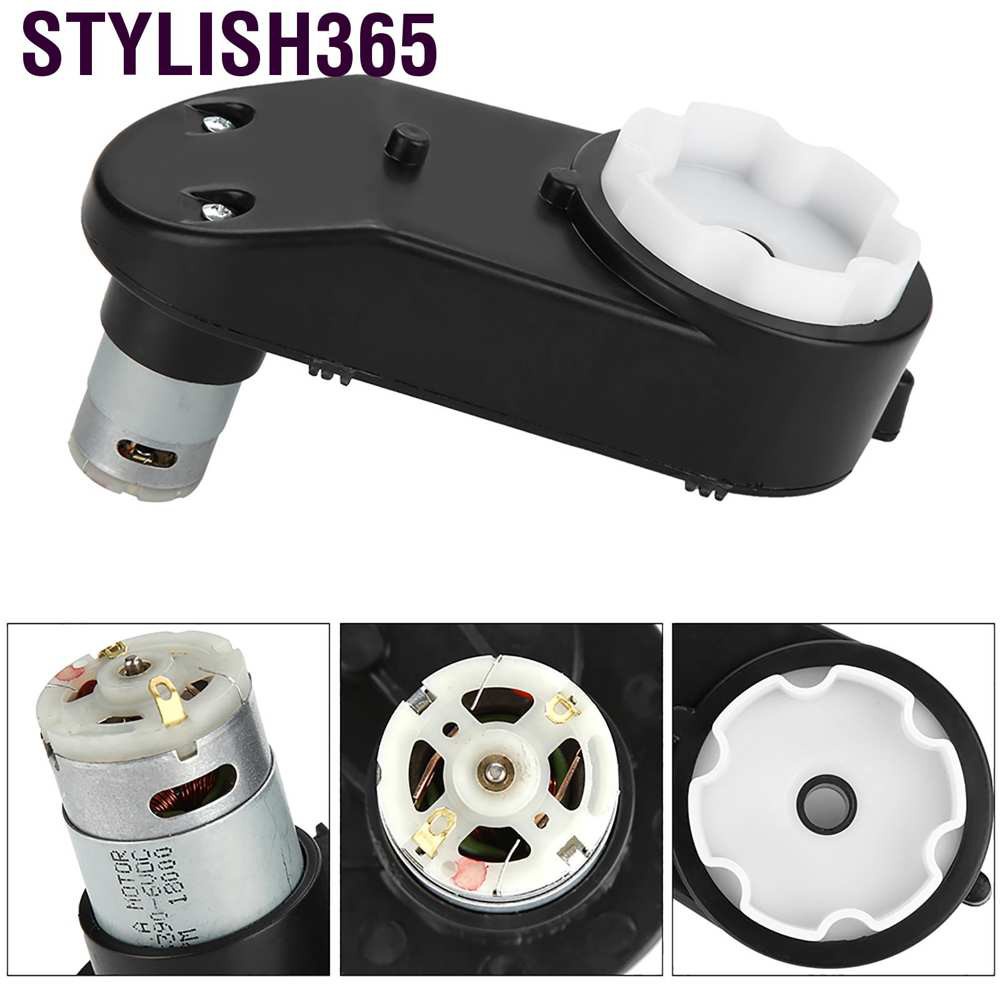 Stylish365 RS390 Electric Motor Gearbox 6V/12V 12000-20000RPM for Kids Car Toy