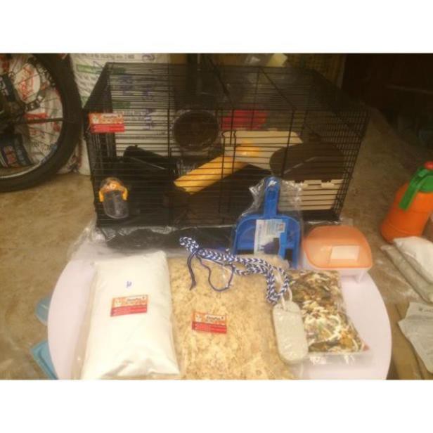 Lồng hamster full đồ cho người mới nuôi hamster - kiwikiwi