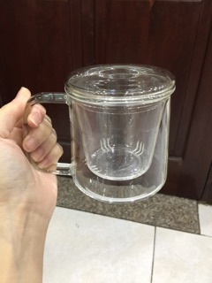 Cốc lõi lọc thuỷ tinh 350ml
