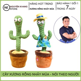 Cây Xương Rồng Nhảy Múa, Phát Nhạc 120 bài, Nhại Đươc Tiếng Nói, Hàng Loại 1 Hotrend 2021