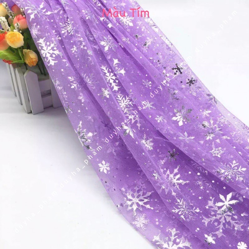 ☃️VẢI LƯỚI BÔNG TUYẾT XINH XẮN☃️