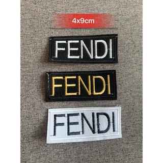 Logo thêu fendi