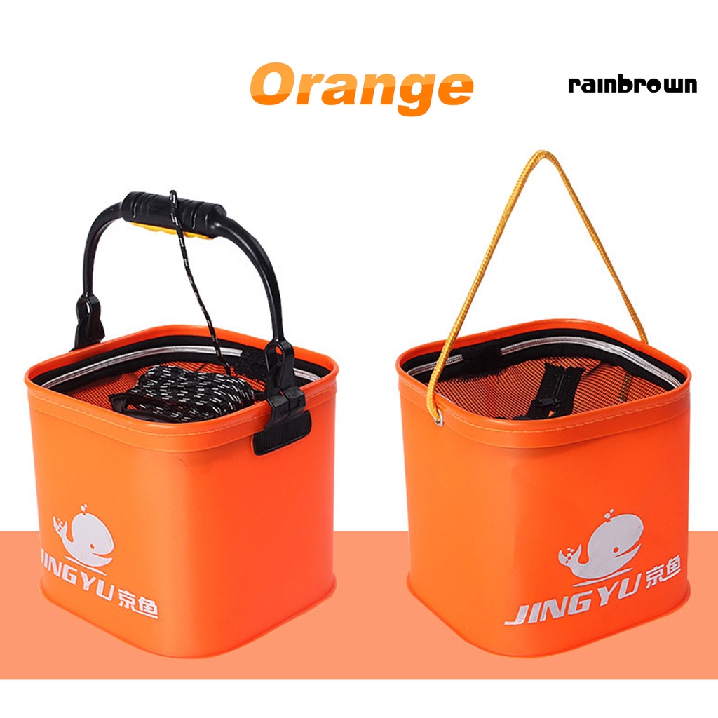 Xô Đựng Mồi Câu Cá / RYJ / Có Thể Gấp Gọn Đa Năng Tiện Dụng