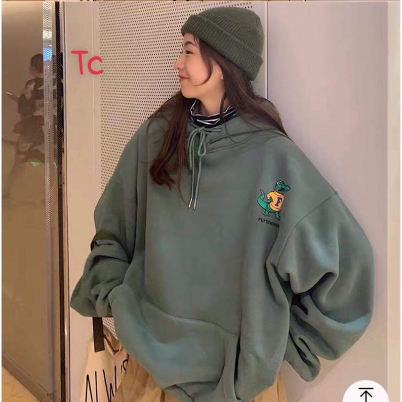 Áo nỉ Hoodie cá sấu