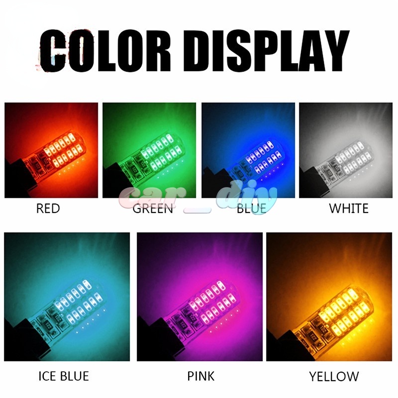 1 Bóng Đèn LED T10 w5w 24SMD Cho Nội Thất Xe Hơi