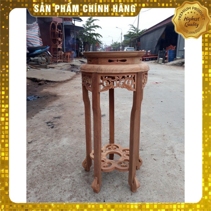 [Mỹ Nghệ Đồng Kỵ] Đôn tròn gỗ hương cao 50cm