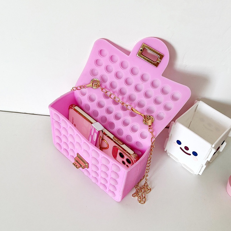 Pop It Túi Xách Tote Đựng Đồ Chơi Cầm Tay Đính Ngọc Trai Dễ Thương Dành Cho Nữ