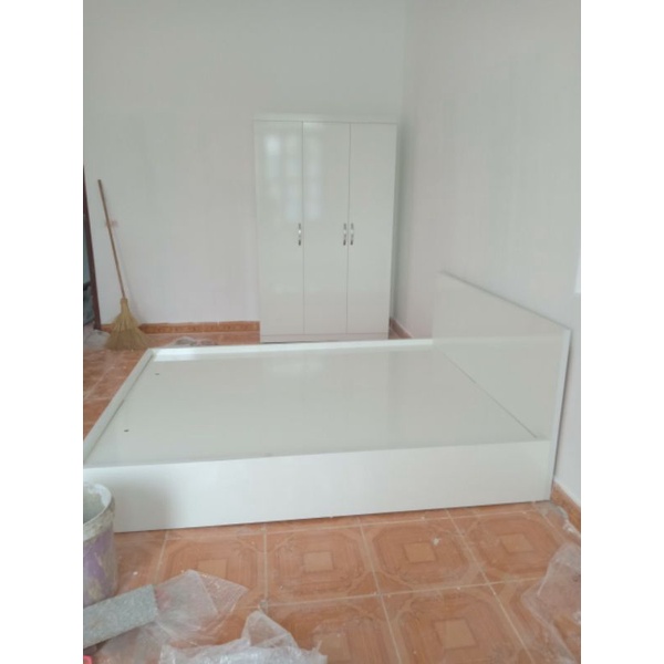 --COMBO Giường Tủ Quần Áo Gỗ MDF Phủ Melamine Chống Xước Lõi Mịn BỀN - RẺ - ĐẸP, Thiết Kế Hiện Đại