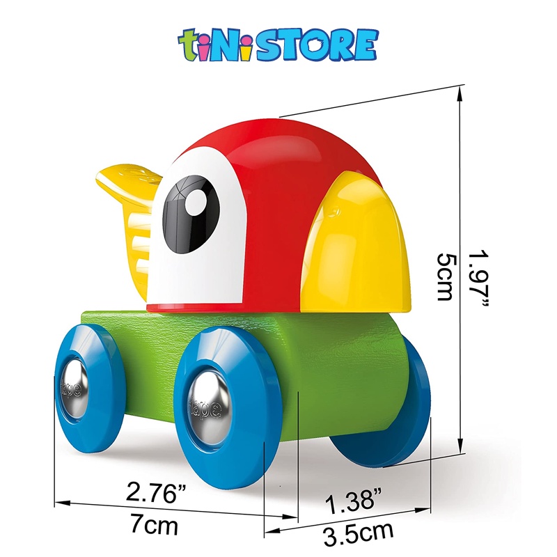 tiNiStore-Đồ chơi gỗ hape chú vẹt huýt sáo tiNiToy E3808