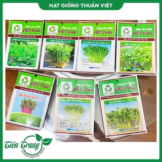Combo 10 gói hạt giống rau mầm - cb01 - dễ trồng, thu hoạch nhanh