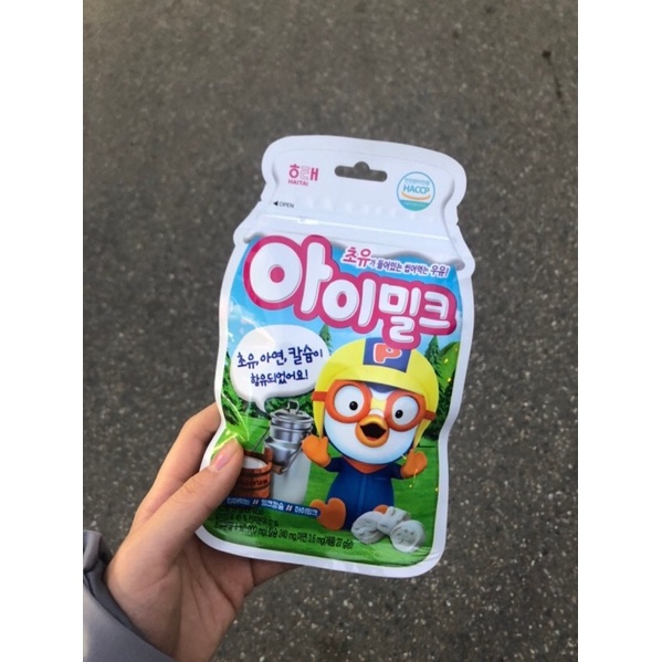 Kẹo sữa non POPORO Hàn Quốc 1 gói