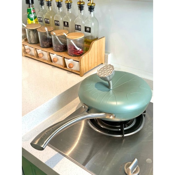 Chảo chiên rán, nồi xào chống dính mô phỏng hoa sen VELOSAN