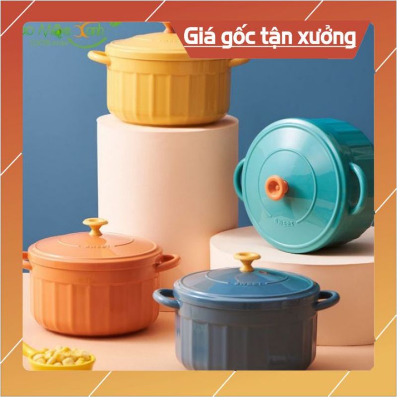 Bát Úp Mì Inox 2 Lớp Cách Nhiệt Có Nắp Đậy