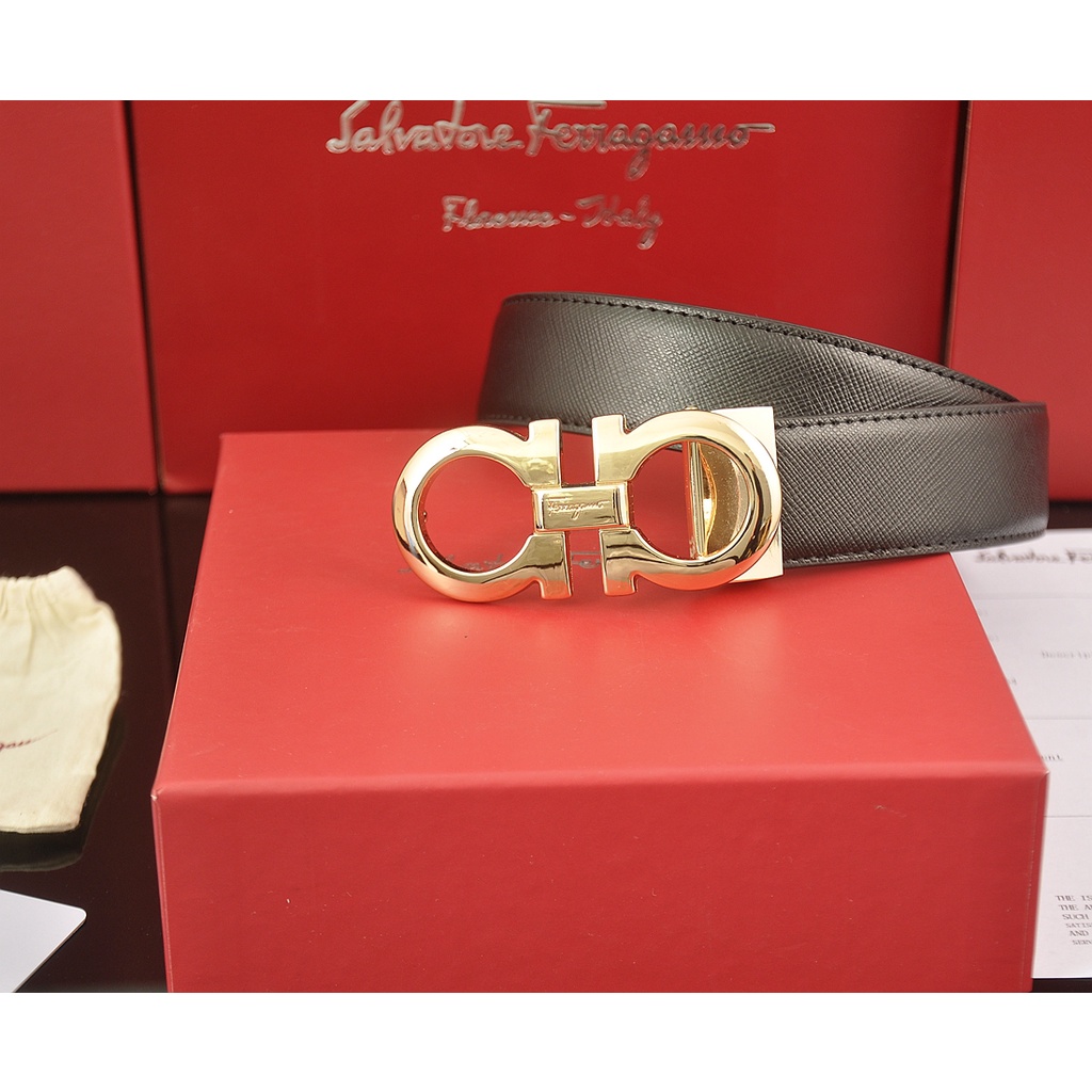 !Ferragamo! Thắt Lưng Da Thời Trang Công Sở Thanh Lịch Cho Nam Và Nữ