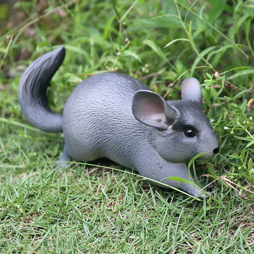 Mô Hình Chú Chuột Chinchilla Sống Động Như Thật Cho Bé
