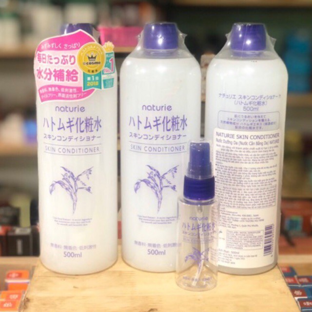 Nước hoa hồng Naturie cấp ẩm dưỡng trắng Skin Conditioner Lotion Nhật Bản LIKE TOKYO