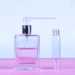 Chai đựng, ống đựng nước hoa thủy tinh 2ml nắp trong suốt