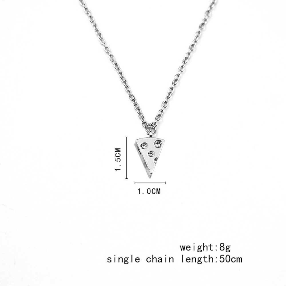 8 Dây chuyền tình bạn mặt hình miếng phô mai dễ thương