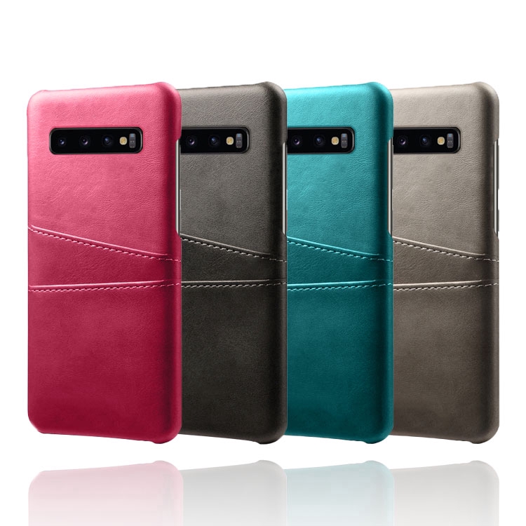 Bao da điện thoại sang trọng mỏng có khe cắm thẻ chống va đập cho Samsung Galaxy S10 Plus S10E 5G S9 Plus
