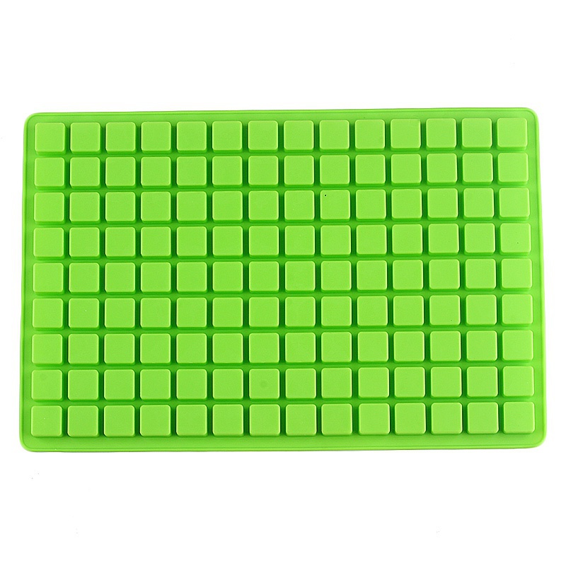 Khuôn Silicone 126 Ngăn Làm Đá Viên / Kẹo / Sô Cô La Hình Vuông