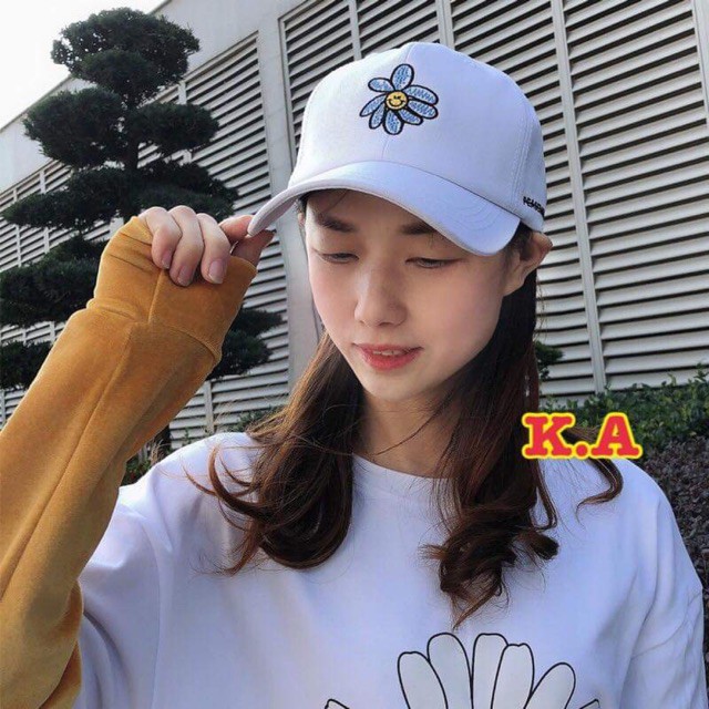 [FREESHIP ĐƠN TỪ 50K] [Nón kết] Mũ lưỡi trai thêu hoa cúc KAN0220