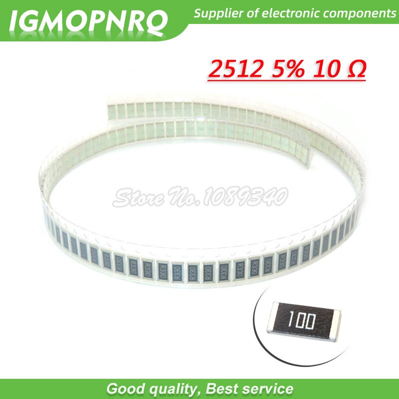 Bộ 50 2512 Điện Trở SMD 5% 10ohm 1W 10r 10r 100 igmpopnrq
