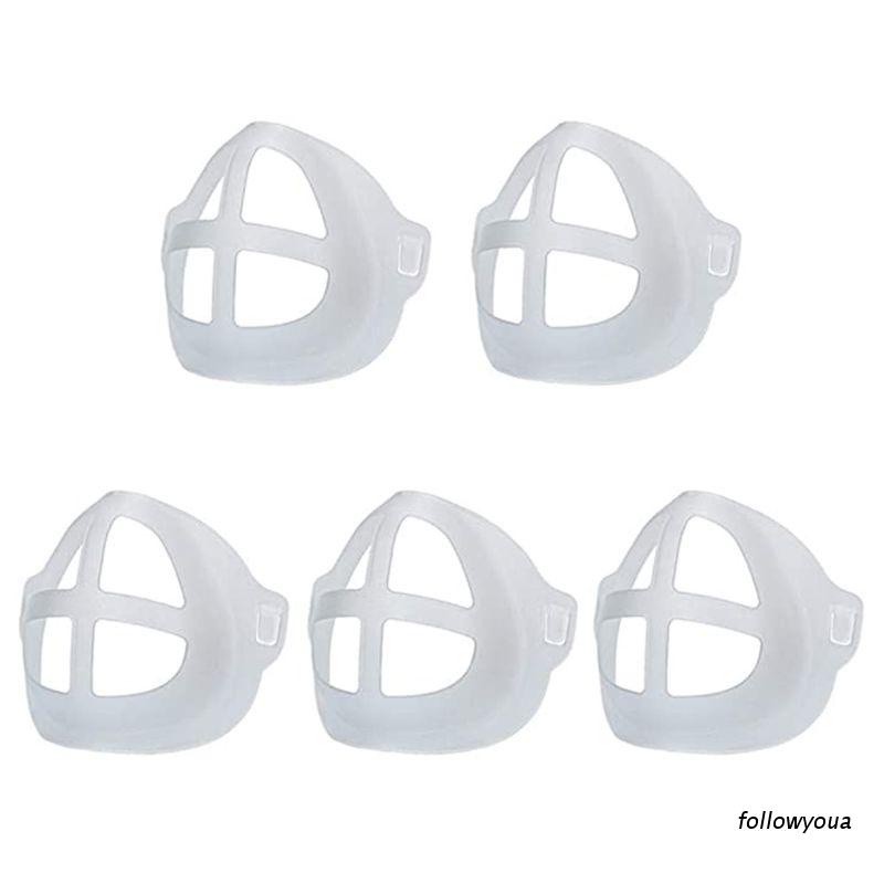 [Hàng mới về] Set 5 khung giá đỡ đeo khẩu trang bảo vệ thoáng khí chống bụi bẩn