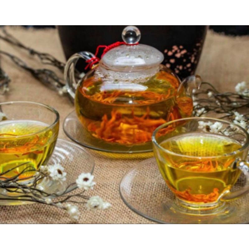 Nấm đông trùng hạ thảo 15g Hogi Nguyên chất 100% - Bổ thận tráng dương, nâng cao sức đề kháng