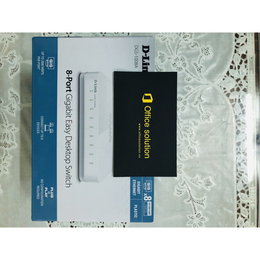 Bộ chia mạng D-Link DGS 1008A 8-Port Gigabit (Switch)